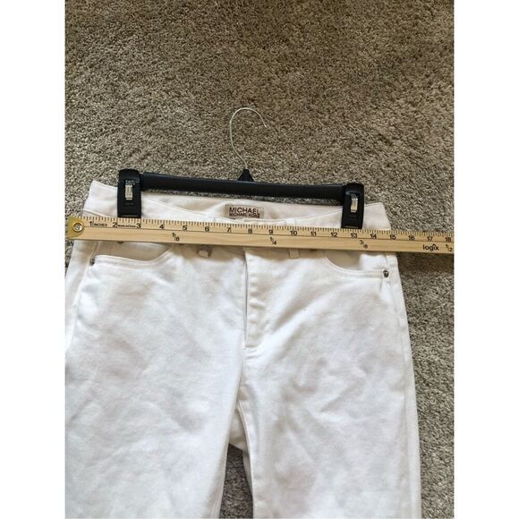 Michael Kors Women’s White Straight Leg Jeans Size 4 - Picture 4 of 7